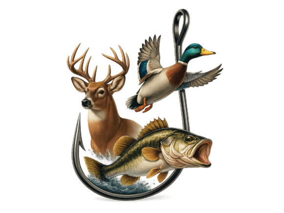 Download Hunting Fishing Farming Sublimation Png - Hunting Collection