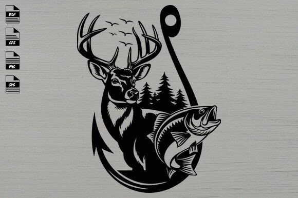 Download Deer Hunting Svg,Deer Head,Fishing Svg - Hunting Collection