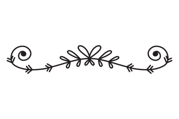 Download Decorative Header with Ornate Swirls. El - Swirls Collection